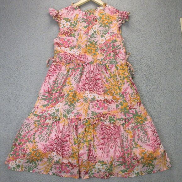 Banjanan Womens Chandra Mini Dress size XS Floral Tiered‎ Cottage Boho - Picture 6 of 10